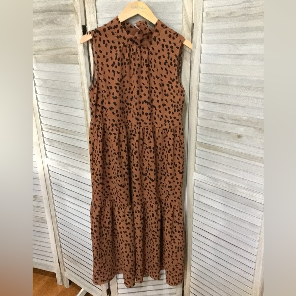 NWOT leopard print dress
